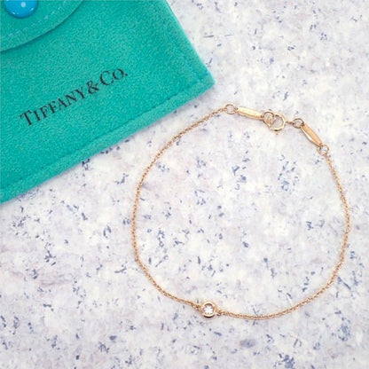 Tiffany & Co Diamond by the Yard Bracelet 18k Pink Gold Elesa Peretti Genus