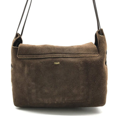 Gucci Suede Heart Vintage Mini Shoulder Bag Brown — view 3