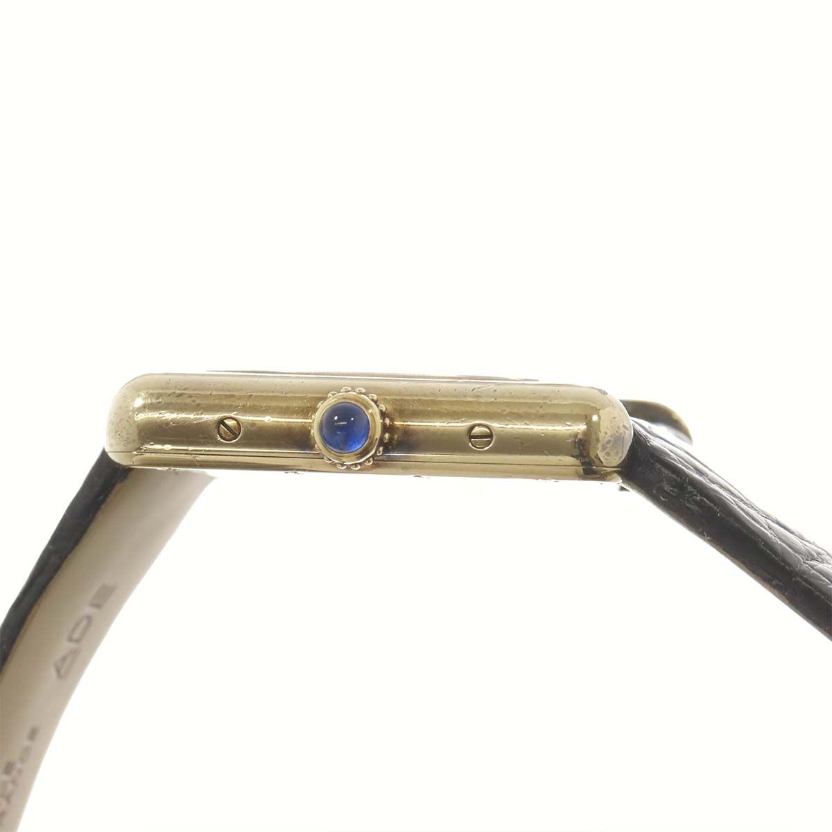 Cartier Must Tank SM Vermeil Vintage Watch 925 Sterling Silver Quartz — view 6