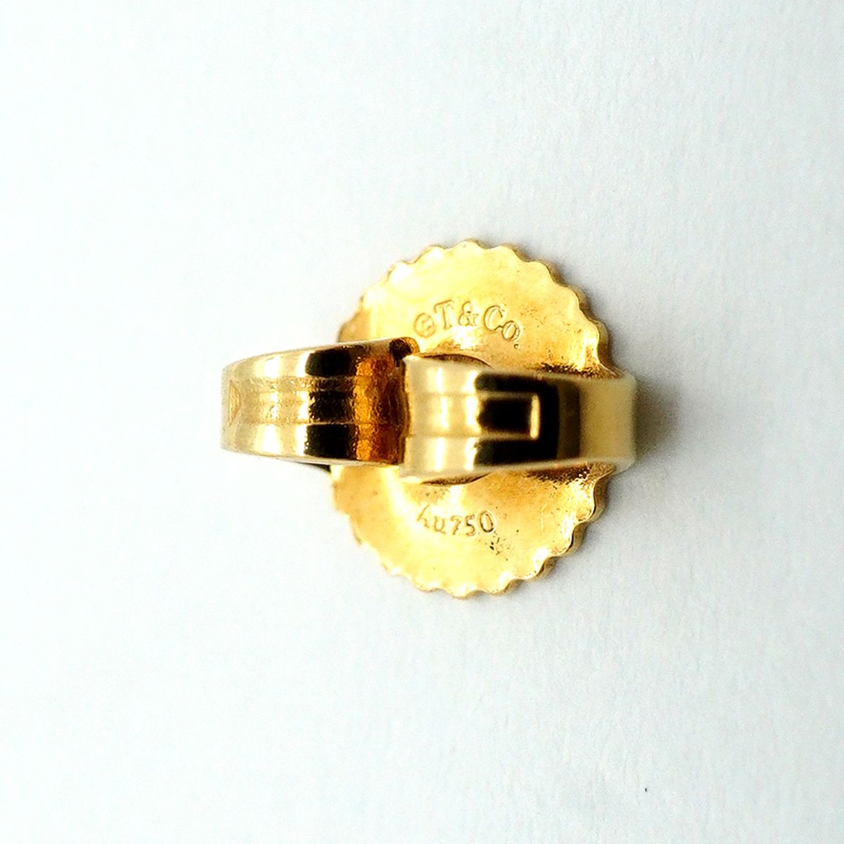 Tiffany & Co Earrings T Wire Large 18k Yellow Gold — view 5