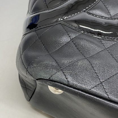 Chanel Tote Bag Cambon Lambskin Black Silver — view 6