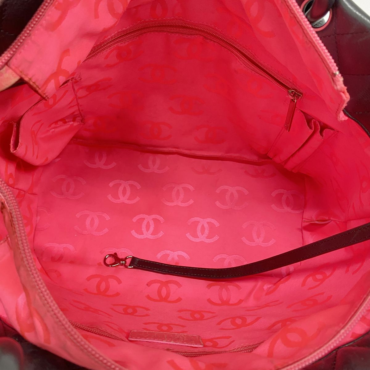 Chanel Tote Bag Cambon Lambskin Black Silver — view 5
