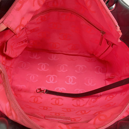 Chanel Tote Bag Cambon Lambskin Black Silver — view 5