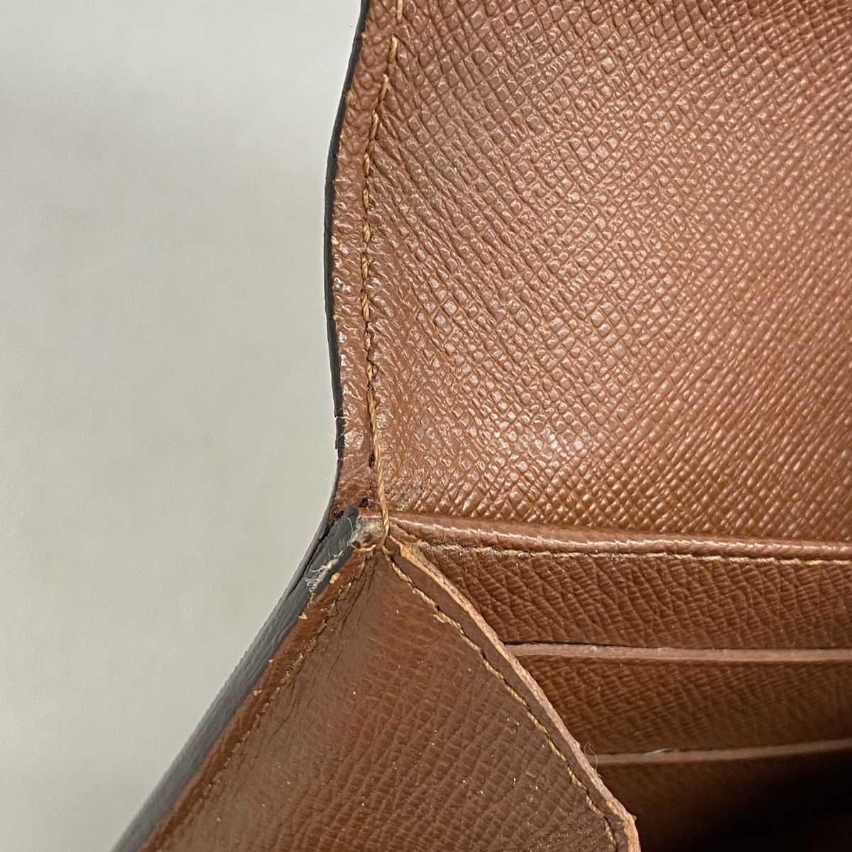 Louis Vuitton Wallet Monogram Pochette Porte Monnaie Credit Brown — view 7