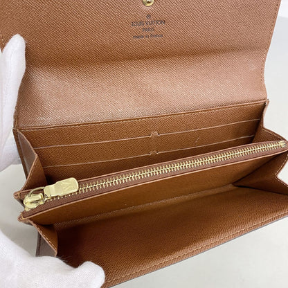 Louis Vuitton Wallet Monogram Pochette Porte Monnaie Credit Brown — view 3