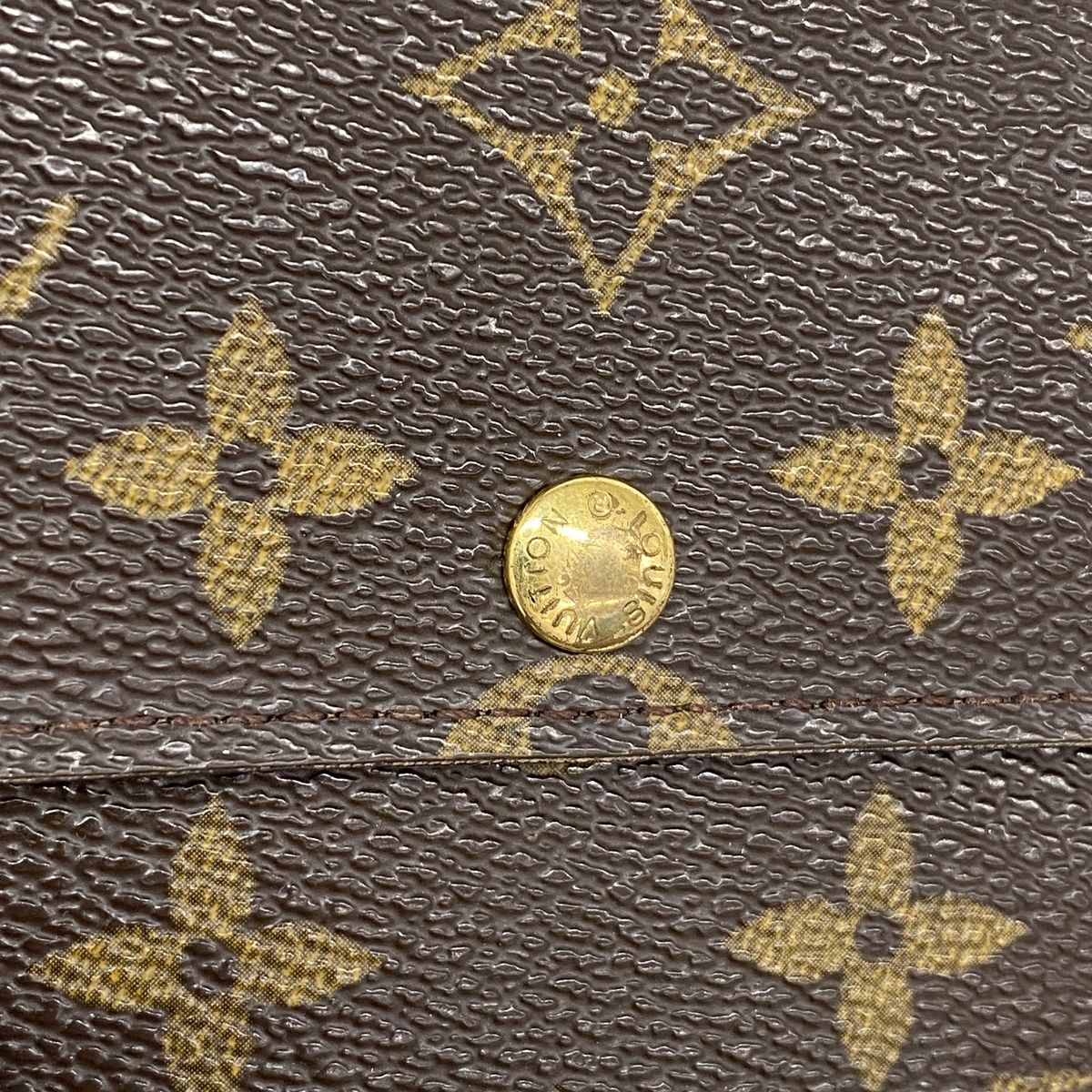 Louis Vuitton Wallet Monogram Pochette Porte Monnaie Credit Brown — view 8