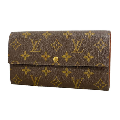 Louis Vuitton Wallet Monogram Pochette Porte Monnaie Credit Brown