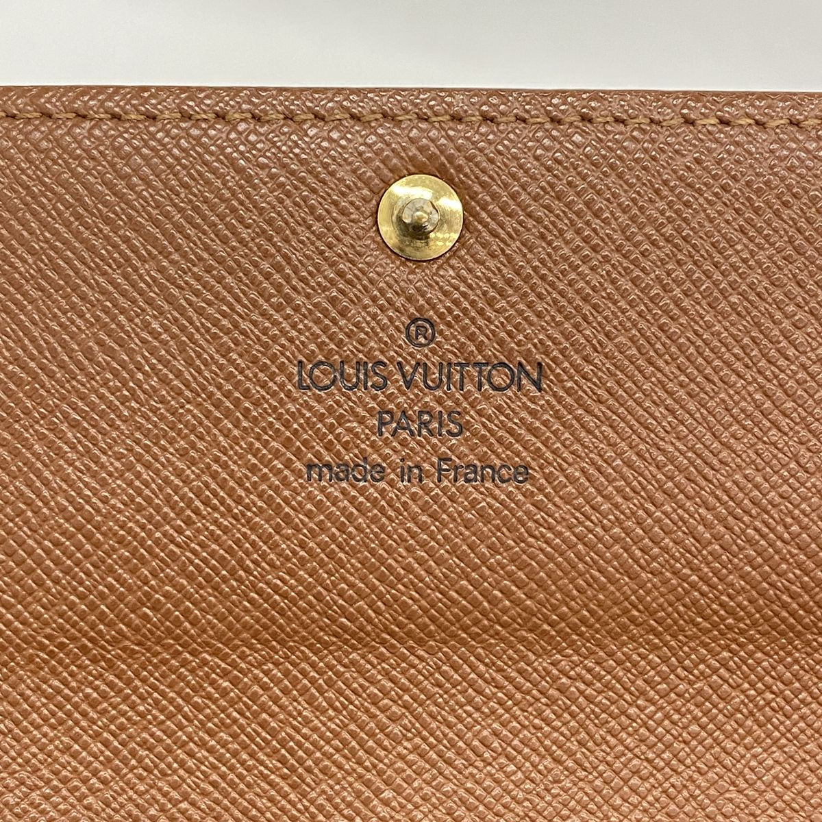Louis Vuitton Wallet Monogram Pochette Porte Monnaie Credit Brown — view 4