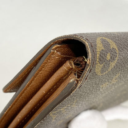 Louis Vuitton Wallet Monogram Pochette Porte Monnaie Credit Brown — view 5
