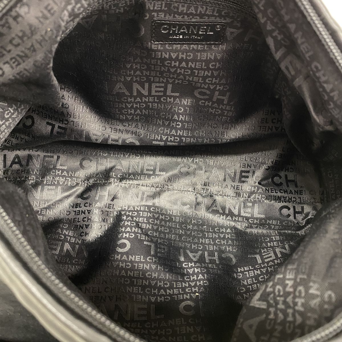 Chanel Shoulder Bag 2.55 Tweed Black White Silver — view 4