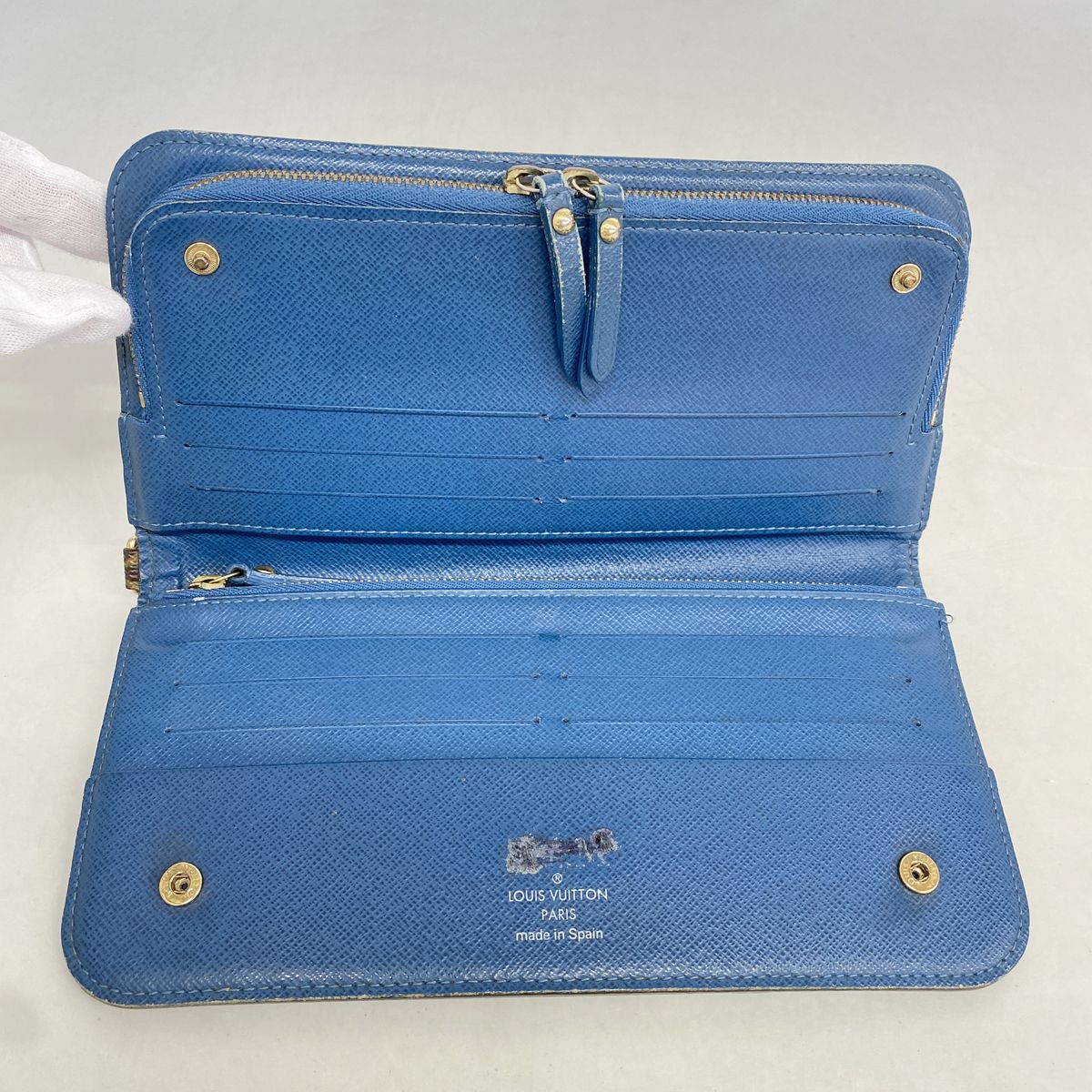 Louis Vuitton Wallet Monogram Portefeuille Insolite Petrol — view 3