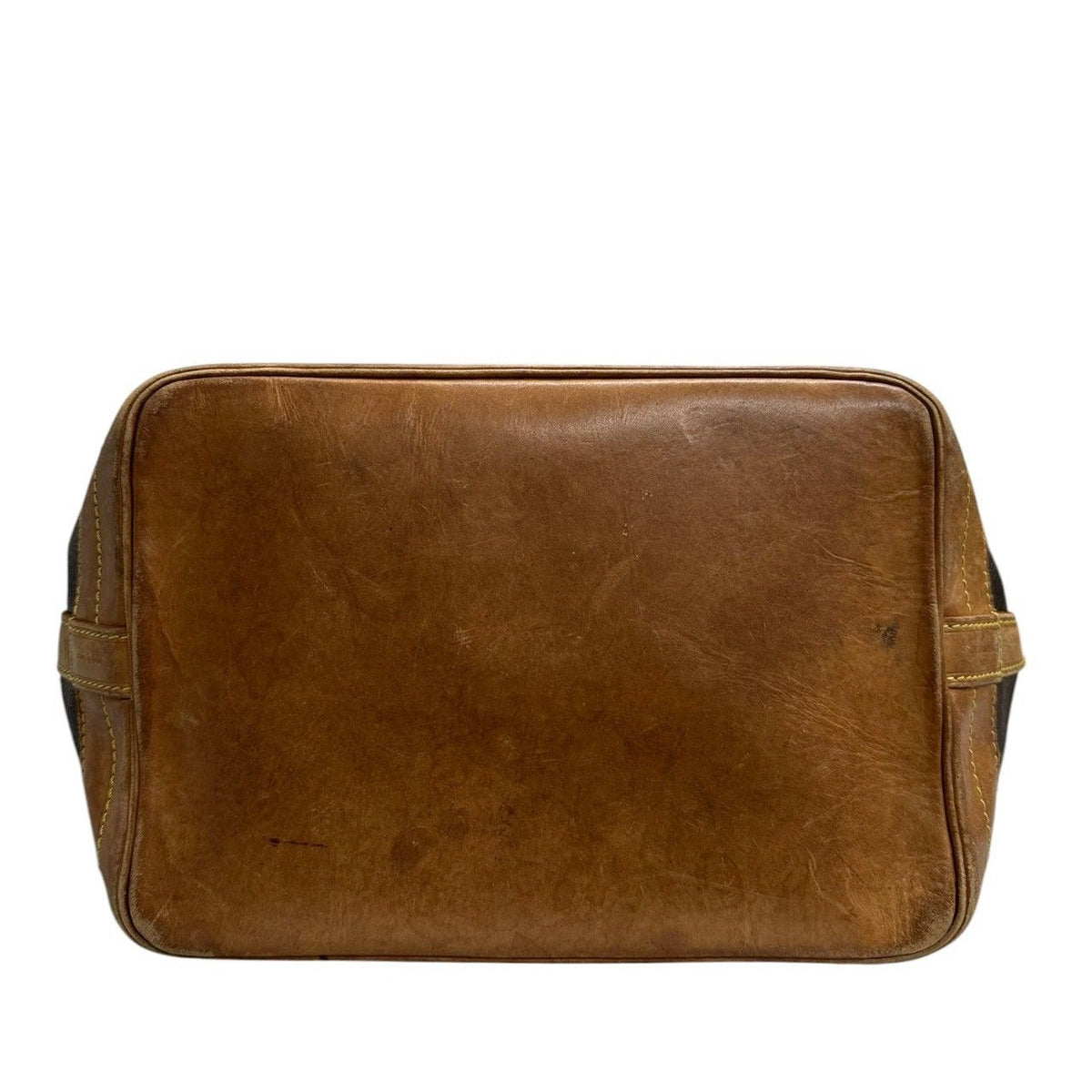 Louis Vuitton Vintage Monogram Brown Gold Leather Shoulder Bag — view 5