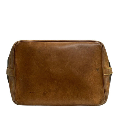 Louis Vuitton Vintage Monogram Brown Gold Leather Shoulder Bag — view 5