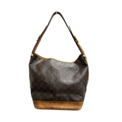Louis Vuitton Vintage Monogram Brown Gold Leather Shoulder Bag — view 2