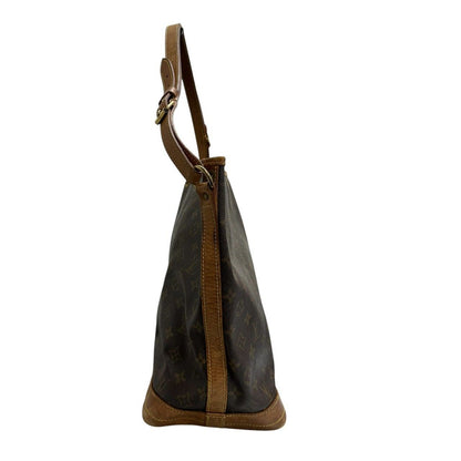 Louis Vuitton Vintage Monogram Brown Gold Leather Shoulder Bag — view 3
