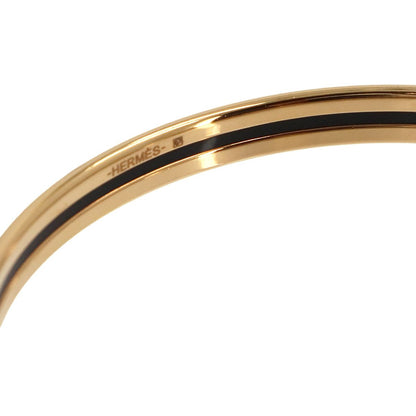 Hermes Uni Enamel Bangle Etoupe Rose Gold Bracelet — view 5