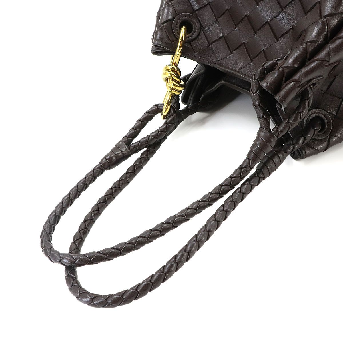 Bottega Veneta Intrecciato Small Parachute 2-Way Shoulder Bag Lambskin — view 6