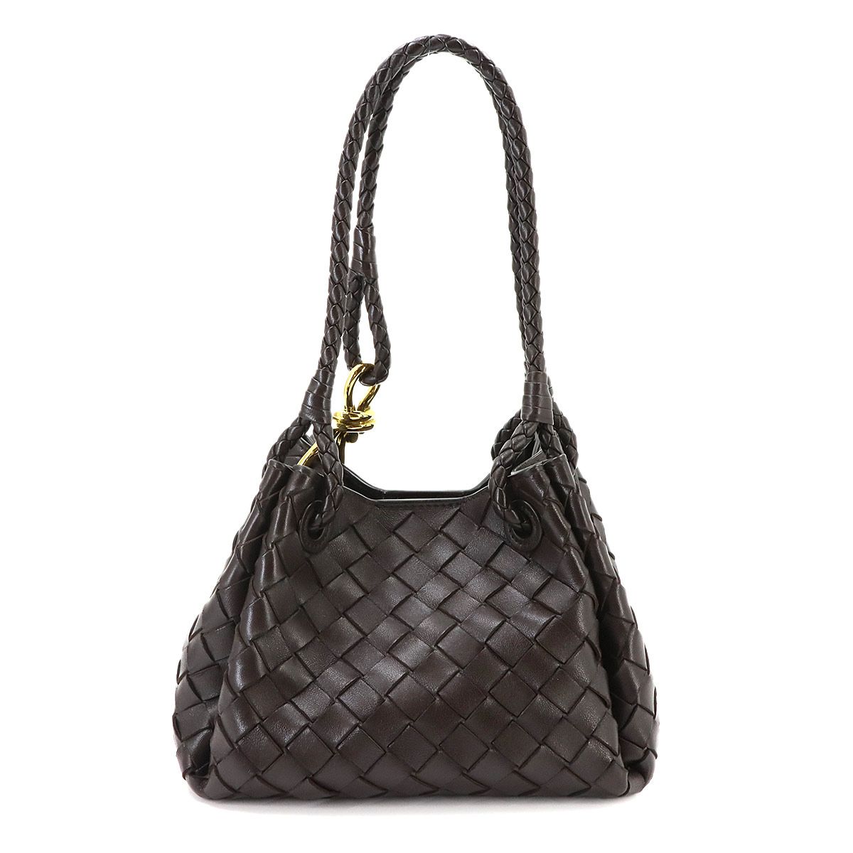 Bottega Veneta Intrecciato Small Parachute 2-Way Shoulder Bag Lambskin — view 3