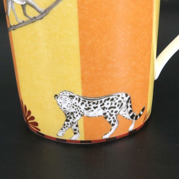 Hermes Africa Mug Drinkware Orange — view 6