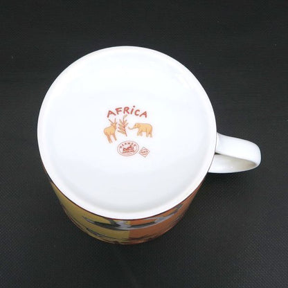Hermes Africa Mug Drinkware Orange — view 7