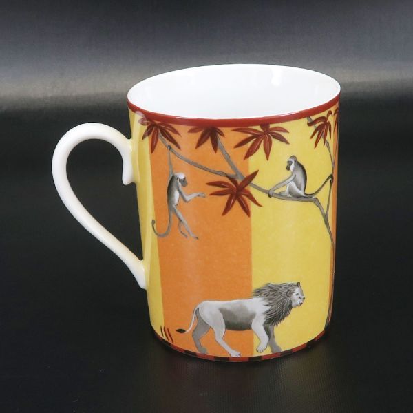 Hermes Africa Mug Drinkware Orange — view 2