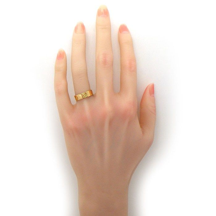 Cartier Ring Love Classic Model MM 18k Pink Gold — view 6