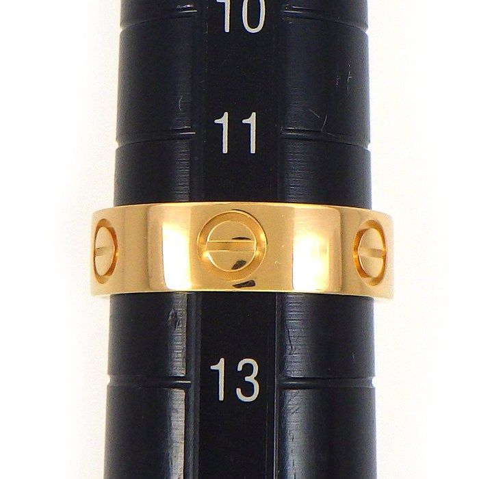 Cartier Ring Love Classic Model MM 18k Pink Gold — view 7