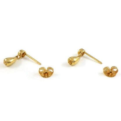 Tiffany & Co Earrings Teardrop Diamond 18k Yellow Gold — view 2