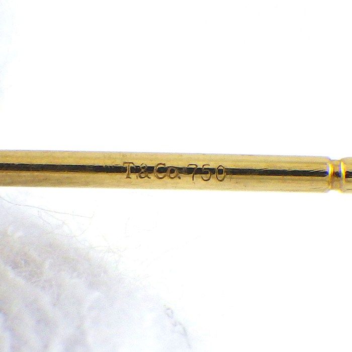 Tiffany & Co Earrings Teardrop Diamond 18k Yellow Gold — view 3