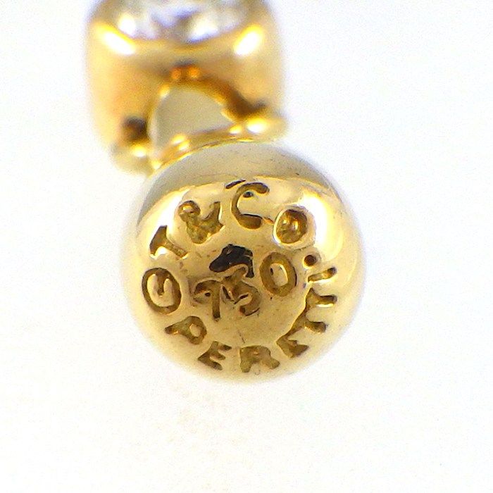 Tiffany & Co Earrings Teardrop Diamond 18k Yellow Gold — view 5