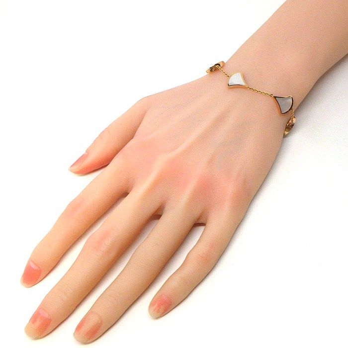 Bvlgari Bracelet Diva's Dream White Shell 18k Pink Gold — view 6