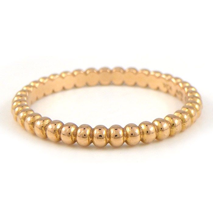 Van Cleef & Arpels Ring Perlee Gold Pearl Small Model — view 2