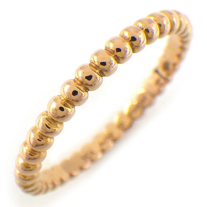 Van Cleef & Arpels Ring Perlee Gold Pearl Small Model