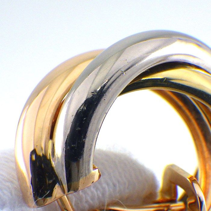 Cartier Earrings Trinity Three Color One Side — view 6