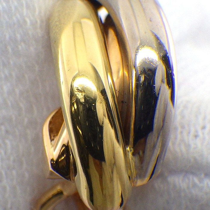 Cartier Earrings Trinity Three Color One Side — view 5