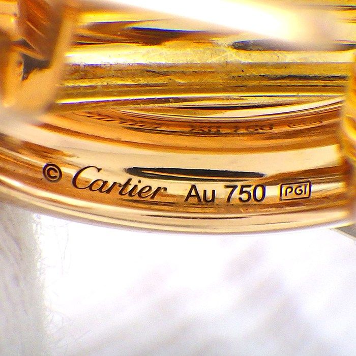 Cartier Earrings Trinity Three Color One Side — view 4