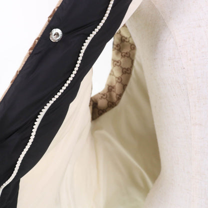 Gucci GG Cotton Canvas Down Vest Brown 38 — view 5