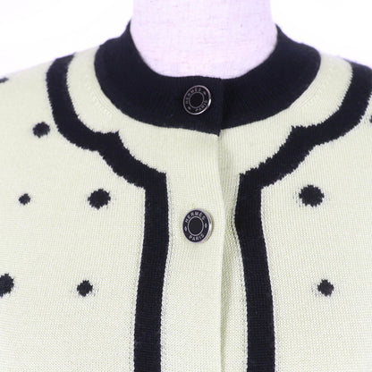 Hermes Harnais de Cour Court Harness Cashmere Silk Sellier Buttons Cardigan — view 4