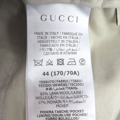 Gucci Wool Mohair Interlocking G Track Pants Blue 44 — view 7