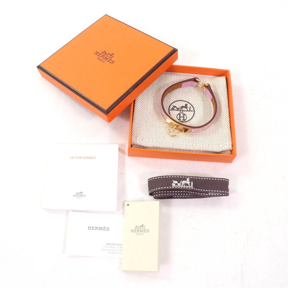 Hermes Rival Mini Lucky Daisy Veau Swift Bracelet T2 — view 2