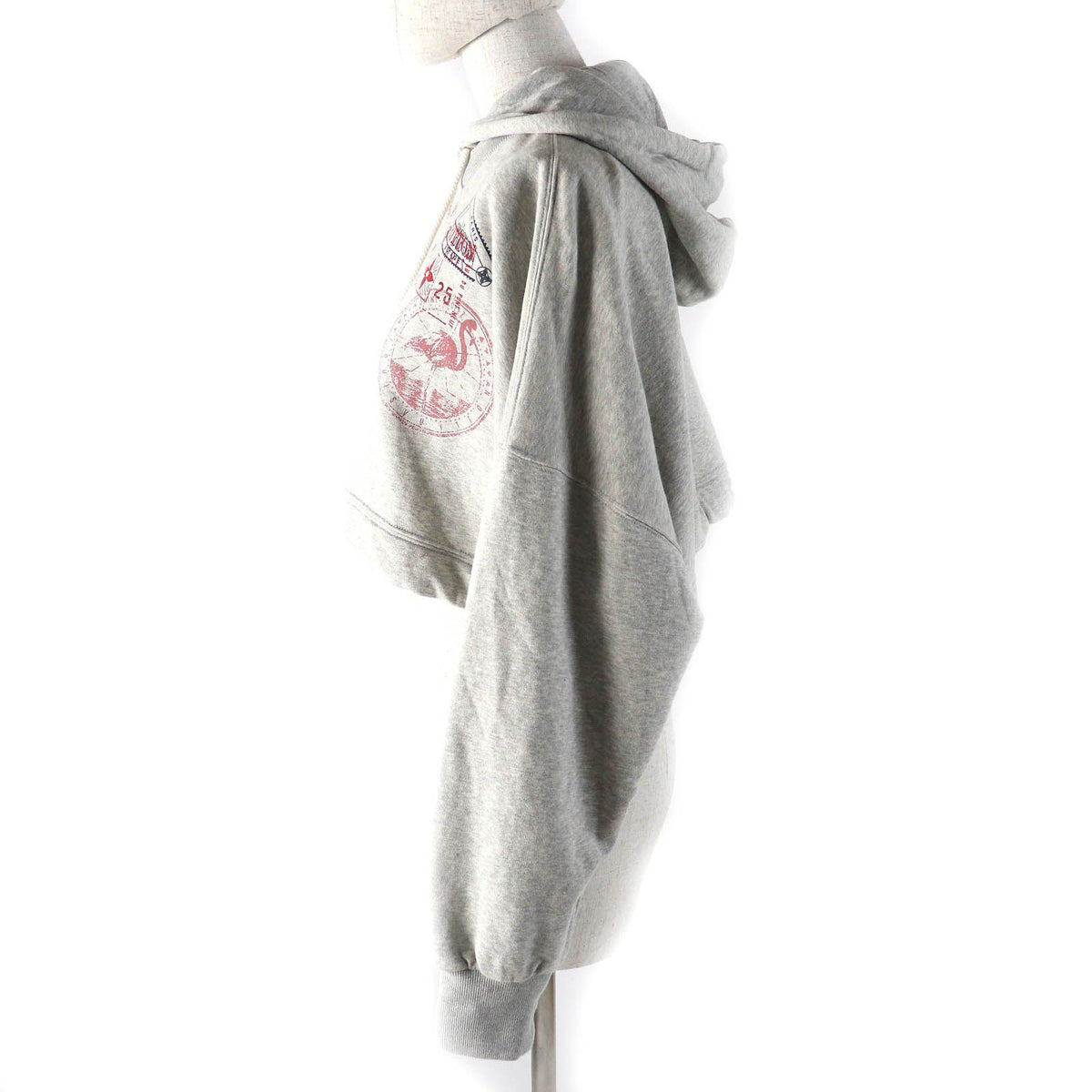 Louis Vuitton Flight Mode Travel Stamp Crop Hoodie — view 2