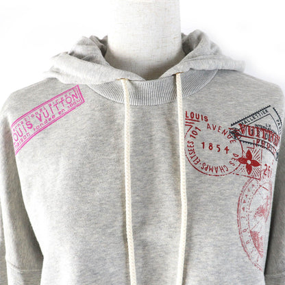 Louis Vuitton Flight Mode Travel Stamp Crop Hoodie — view 4