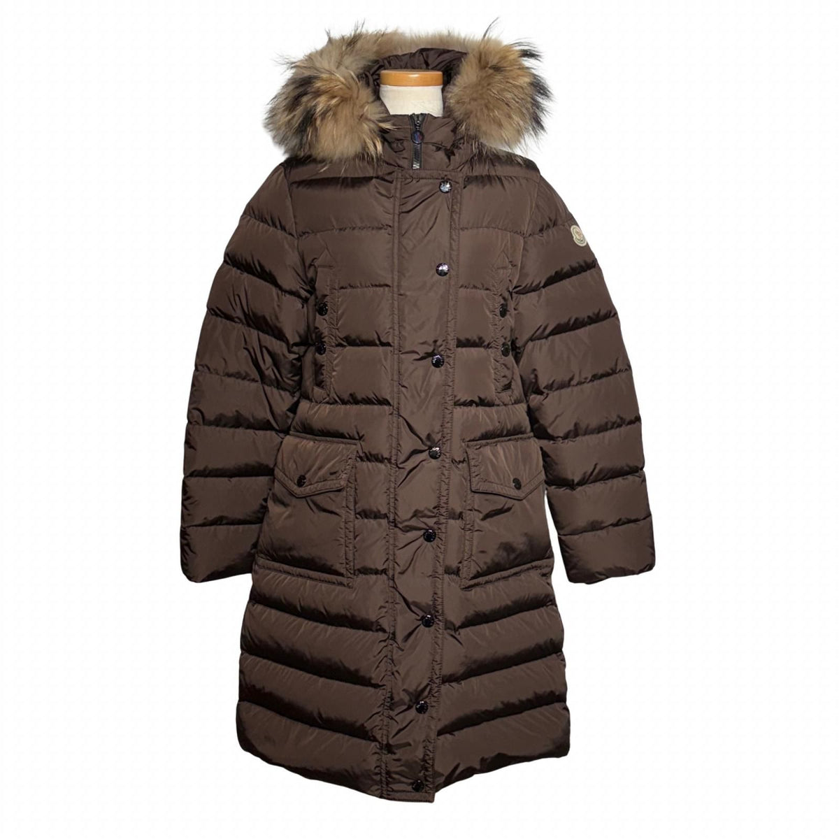 Moncler Merin Giubbotto Down Jacket 1 Dark Brown Nylon