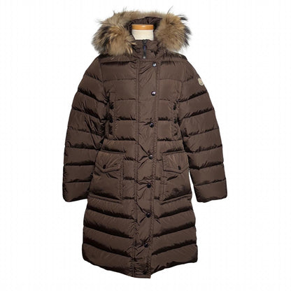 Moncler Merin Giubbotto Down Jacket 1 Dark Brown Nylon