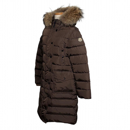 Moncler Merin Giubbotto Down Jacket 1 Dark Brown Nylon — view 2