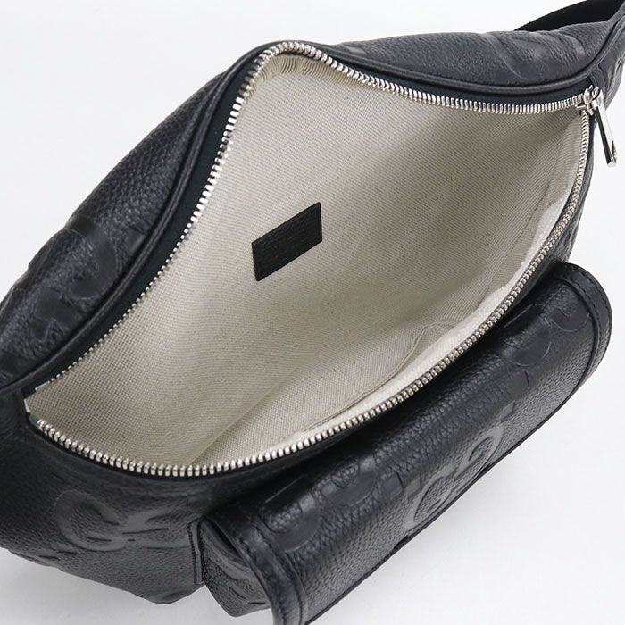 Gucci Jumbo GG Belt Bag Embossed Leather — view 3