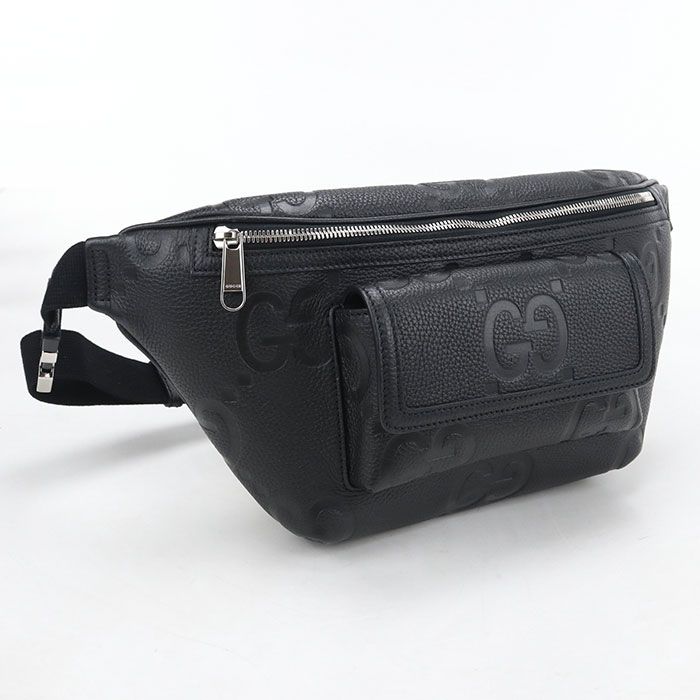 Gucci Jumbo GG Belt Bag Embossed Leather