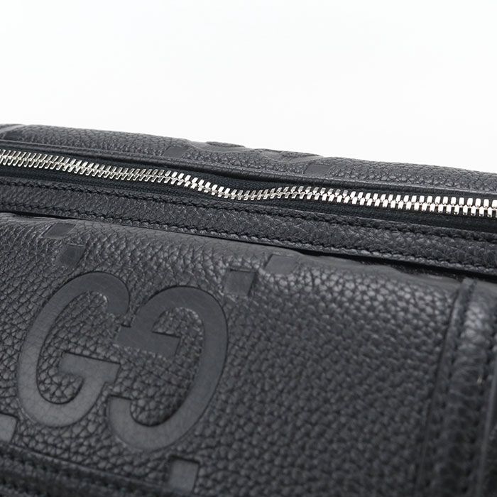 Gucci Jumbo GG Belt Bag Embossed Leather — view 6