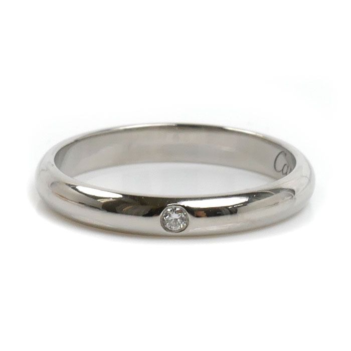 Cartier Platinum 1895 Wedding Diamond Ring — view 3
