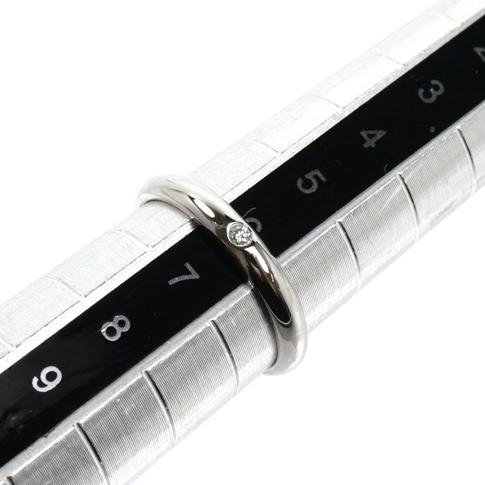 Cartier Platinum 1895 Wedding Diamond Ring — view 6